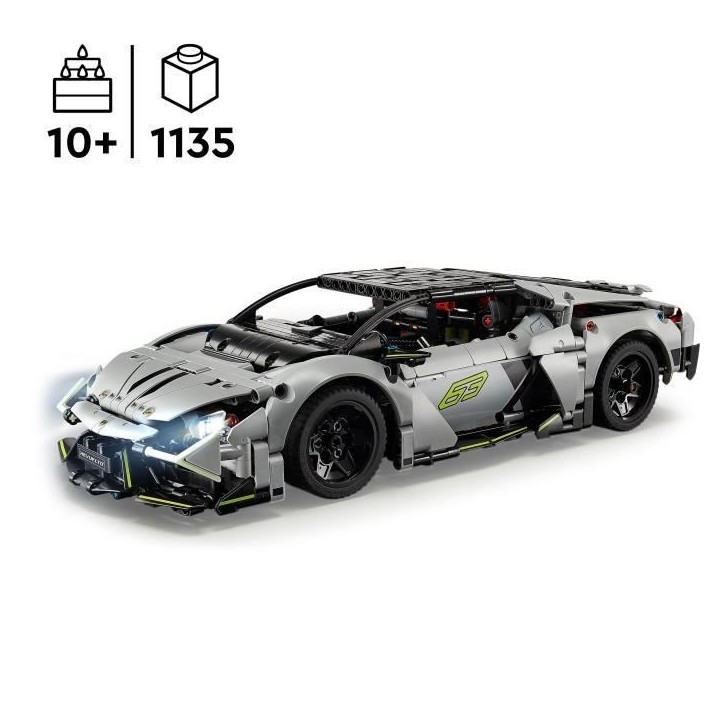 LEGO Technic 42214 Supercar Lamborghini Revuelto - Jeu de Construction enfant 10 ans