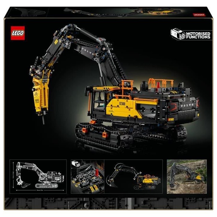 LEGO Technic 42215 Pelleteuse Volvo EC500 Hybride - Set de Construction pour Adulte - Déco LEGO Technic 42215 Pelleteuse Volvo EC500 Hybride - Set de Construction pour Adulte - Déco