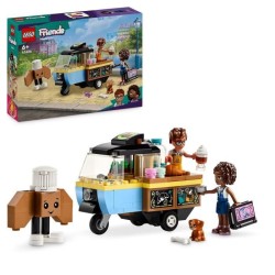 LEGO 42606 Friends Le Chariot de Pâtisseries Mobile, Jouet Éducatif
