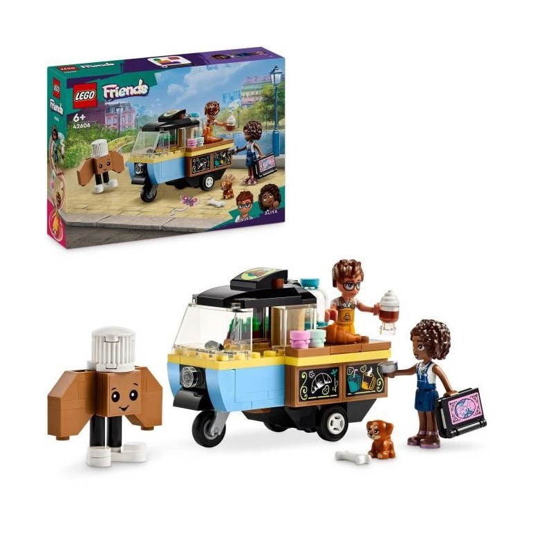 LEGO 42606 Friends Le Chariot de Pâtisseries Mobile, Jouet Éducatif LEGO 42606 Friends Le Chariot de Pâtisseries Mobile, Jouet Éducatif