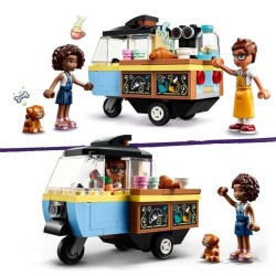 LEGO 42606 Friends Le Chariot de Pâtisseries Mobile, Jouet Éducatif