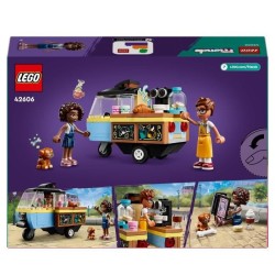 LEGO 42606 Friends Le Chariot de Pâtisseries Mobile, Jouet Éducatif