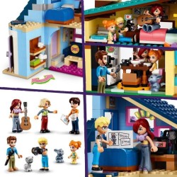 LEGO 42620 Friends Les Maisons Familiales d'Olly et de Paisley, Jouet