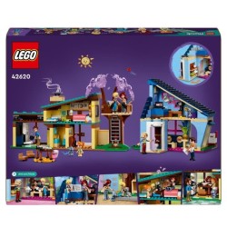 LEGO 42620 Friends Les Maisons Familiales d'Olly et de Paisley, Jouet