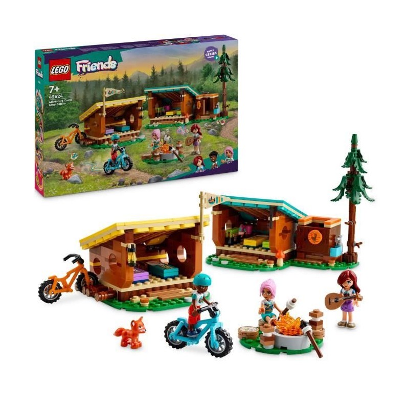 LEGO Friends 42624 Les cabanes chaleureuses de la base de loisirs - Se LEGO Friends 42624 Les cabanes chaleureuses de la base de loisirs - Se