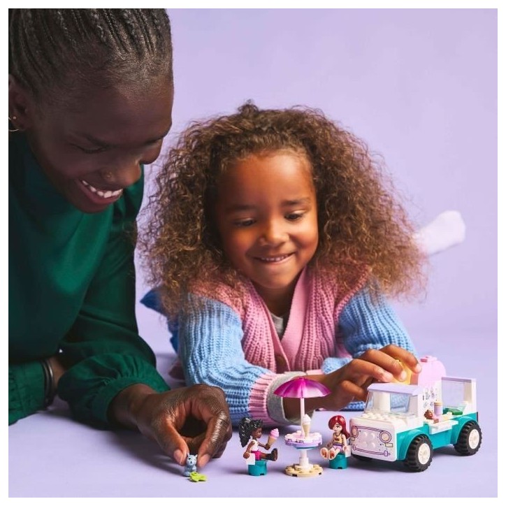 LEGO Friends 42644 Le camion de glaces de Heartlake City - Jeu de construction des 4 ans