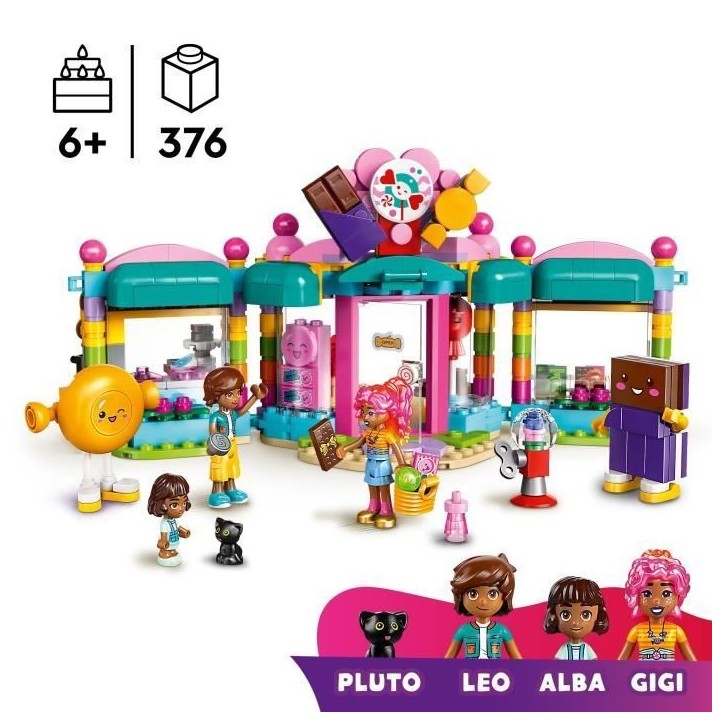 LEGO Friends 42649 La Confiserie de Heartlake City - Jouet de Construction enfant des 6 ans