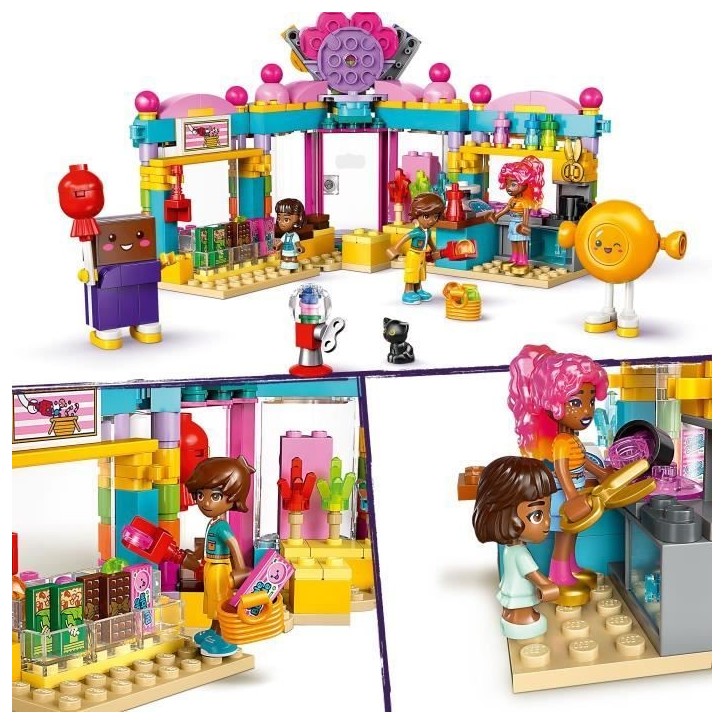 LEGO Friends 42649 La Confiserie de Heartlake City - Jouet de Construction enfant des 6 ans