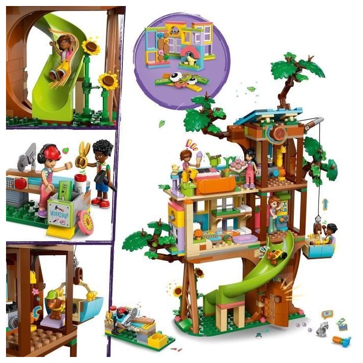 LEGO Friends 42652 La Cabane de l'Amitié - Jouet de Construction pour enfant des 8 ans