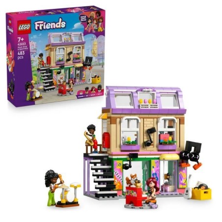 LEGO Friends 42653 Le Magasin de Musique et l'Appartement -des 7 Ans
