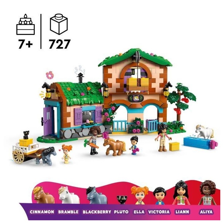 LEGO Friends 42654 Le Ranch et les Écuries des Poneys - Jeu de Construction des 7 Ans LEGO Friends 42654 Le Ranch et les Écuries des Poneys - Jeu de Construction des 7 Ans