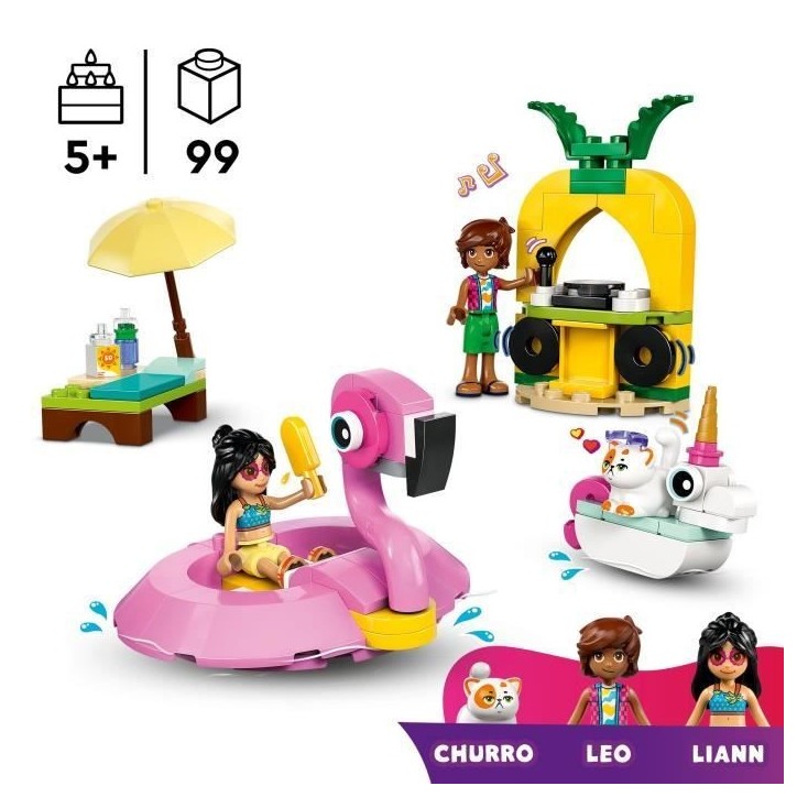 LEGO Friends 42658 Fete dans la Piscine avec les Bouées Licorne et Flamant Rose - Jouet LEGO Friends 42658 Fete dans la Piscine avec les Bouées Licorne et Flamant Rose - Jouet