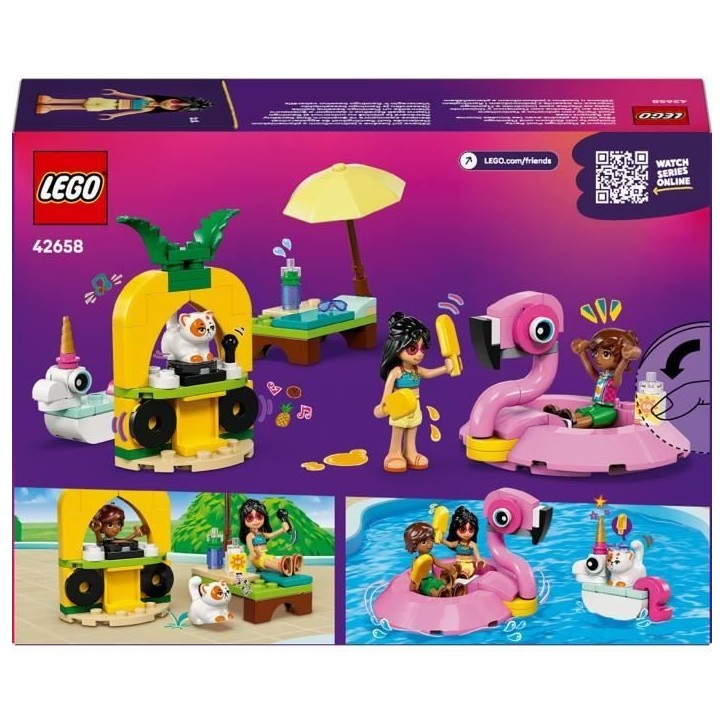 LEGO Friends 42658 Fete dans la Piscine avec les Bouées Licorne et Flamant Rose - Jouet LEGO Friends 42658 Fete dans la Piscine avec les Bouées Licorne et Flamant Rose - Jouet