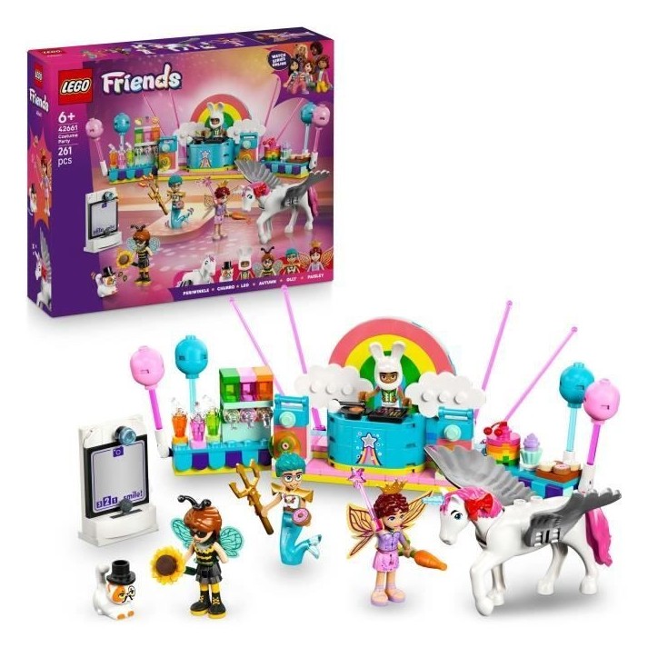 LEGO Friends 42661 Soirée Déguisée avec une Licorne et une Fée - Jeu des 6 Ans LEGO Friends 42661 Soirée Déguisée avec une Licorne et une Fée - Jeu des 6 Ans