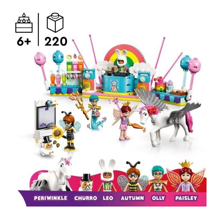LEGO Friends 42661 Soirée Déguisée avec une Licorne et une Fée - Jeu des 6 Ans LEGO Friends 42661 Soirée Déguisée avec une Licorne et une Fée - Jeu des 6 Ans