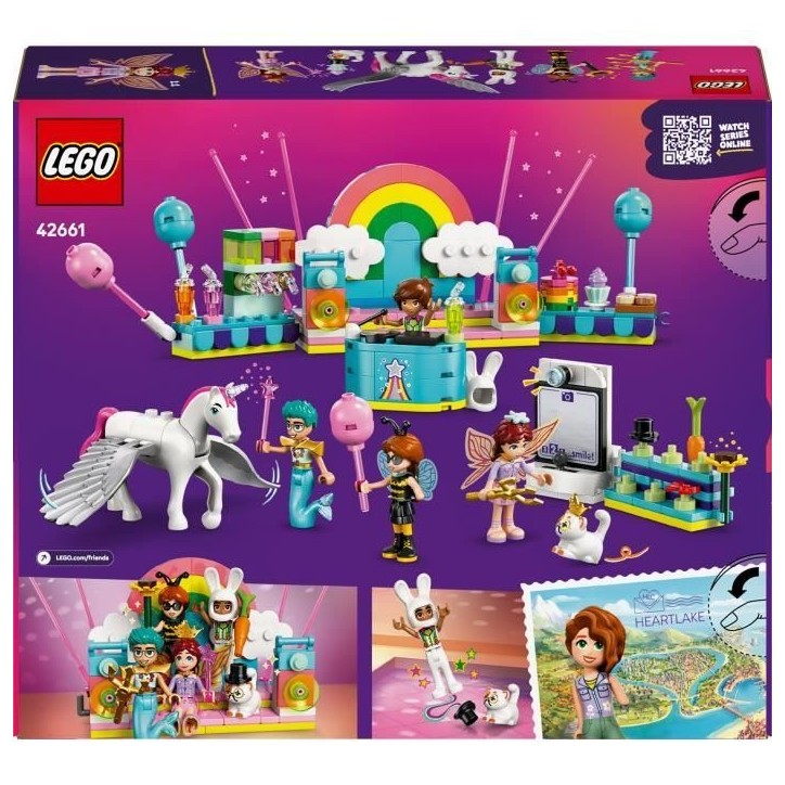 LEGO Friends 42661 Soirée Déguisée avec une Licorne et une Fée - Jeu des 6 Ans LEGO Friends 42661 Soirée Déguisée avec une Licorne et une Fée - Jeu des 6 Ans