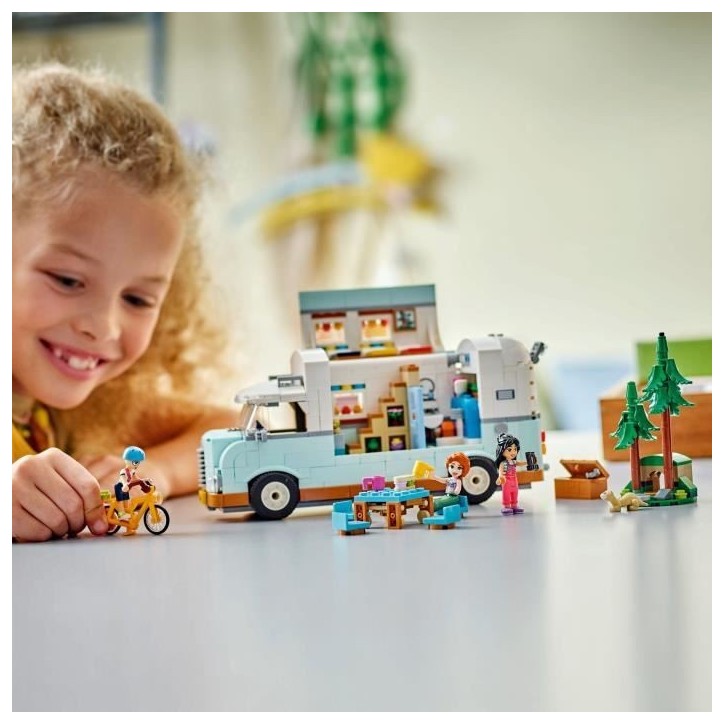 LEGO Friends 42663 Camping-car de l'amitié - Jouet de construction pour enfants des 7 ans LEGO Friends 42663 Camping-car de l'amitié - Jouet de construction pour enfants des 7 ans