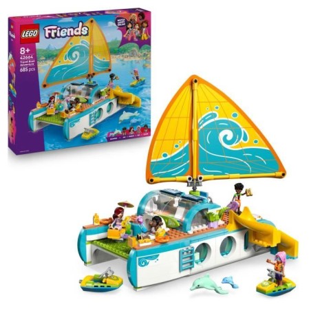LEGO Friends 42664 L'Aventure en Bateau - Jeu Créatif des 8 ans avec