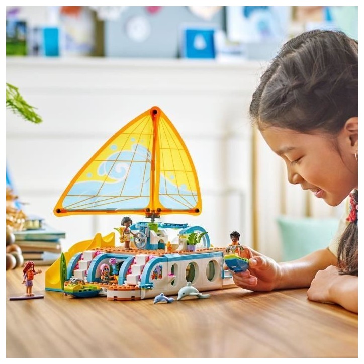 LEGO Friends 42664 L'Aventure en Bateau - Jeu Créatif des 8 ans avec Dauphins LEGO Friends 42664 L'Aventure en Bateau - Jeu Créatif des 8 ans avec Dauphins