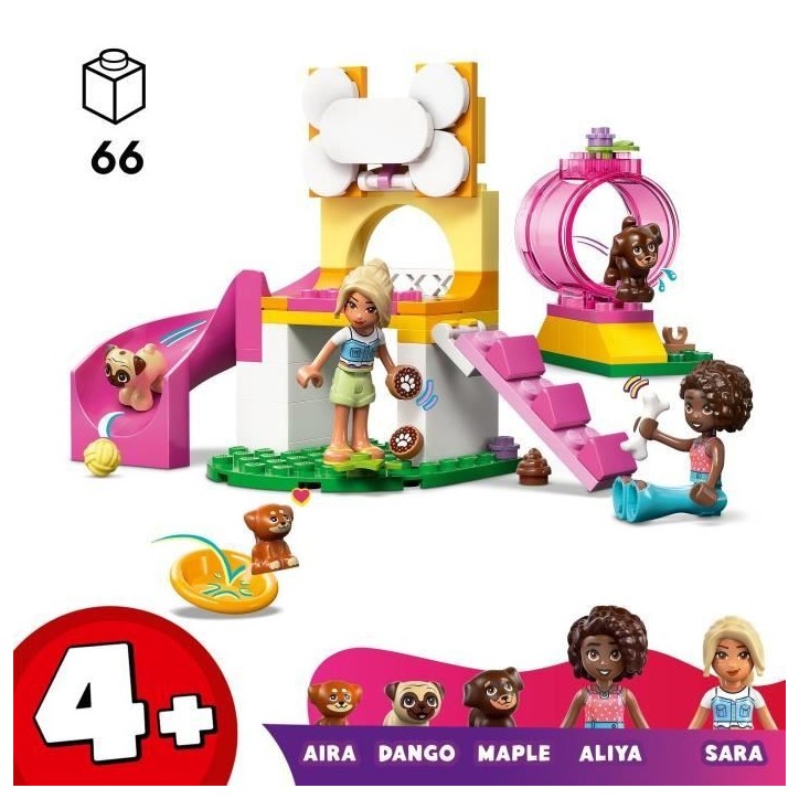 LEGO Friends 42665 L'Aire de Jeux des Chiots - Jeu Créatif des 4 Ans - Toboggan LEGO Friends 42665 L'Aire de Jeux des Chiots - Jeu Créatif des 4 Ans - Toboggan
