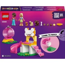LEGO Friends 42665 L'Aire de Jeux des Chiots - Jeu Créatif des 4 Ans