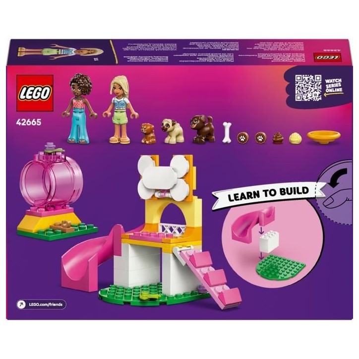 LEGO Friends 42665 L'Aire de Jeux des Chiots - Jeu Créatif des 4 Ans - Toboggan LEGO Friends 42665 L'Aire de Jeux des Chiots - Jeu Créatif des 4 Ans - Toboggan