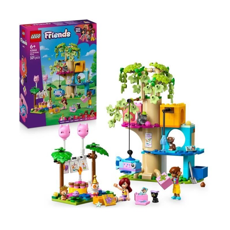 LEGO Friends 42666 La Fete d'Anniversaire et l'Arbre a Chats - Jeu des LEGO Friends 42666 La Fete d'Anniversaire et l'Arbre a Chats - Jeu des