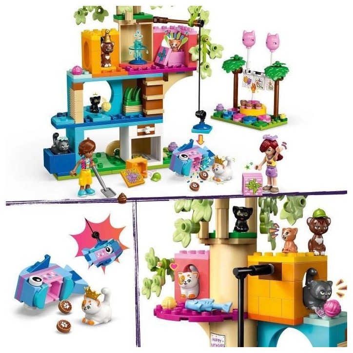 LEGO Friends 42666 La Fete d'Anniversaire et l'Arbre a Chats - Jeu des 6 ans LEGO Friends 42666 La Fete d'Anniversaire et l'Arbre a Chats - Jeu des 6 ans