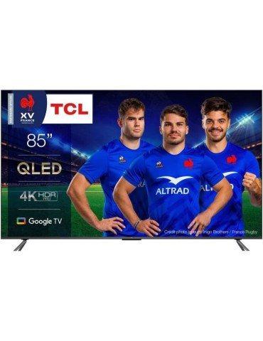 TCL 85C644 - TV 4K QLED - 85 (216 cm) - HDR (HDR10, HDR10+, HDR HLG) - Google TV - 3 X HDMI 2.1