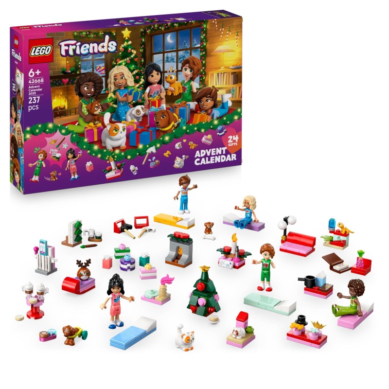 LEGO Friends 42668 Le Calendrier de l'Avent 2025 - Jeu de Construction