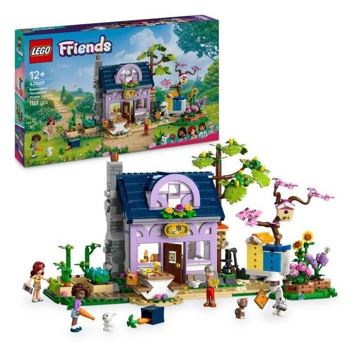 LEGO Friends 42669 La maison des apiculteurs et le jardin fleuri - Jeu créatif pour enfants LEGO Friends 42669 La maison des apiculteurs et le jardin fleuri - Jeu créatif pour enfants