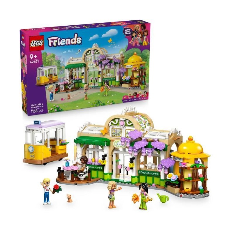 LEGO Friends 42671 Café des Plantes et Kiosque a Fleurs - Jeu de Cons LEGO Friends 42671 Café des Plantes et Kiosque a Fleurs - Jeu de Cons