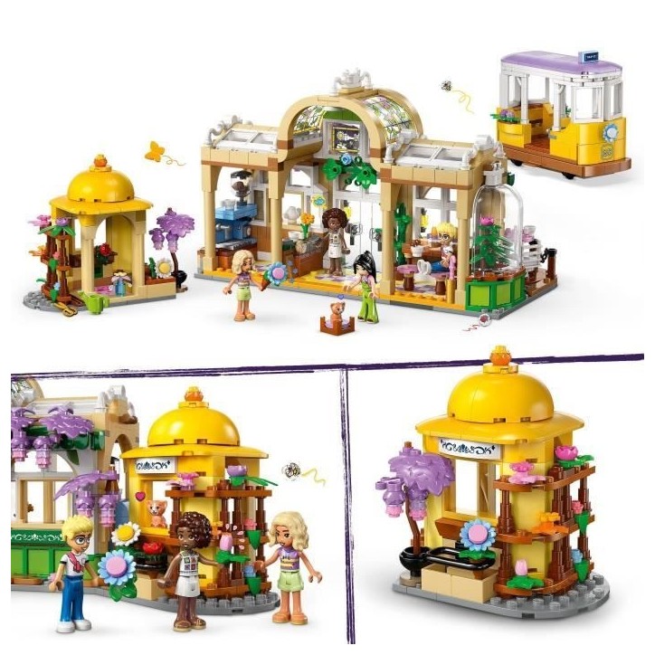 LEGO Friends 42671 Café des Plantes et Kiosque a Fleurs - Jeu de Construction des 9 ans