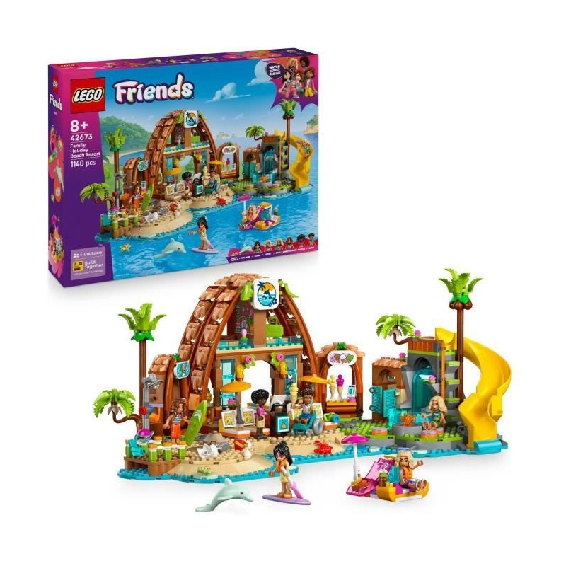 LEGO Friends 42673 Vacances a l'Hôtel de la Plage - Jeu de Constructi LEGO Friends 42673 Vacances a l'Hôtel de la Plage - Jeu de Constructi