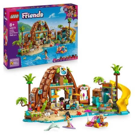 LEGO Friends 42673 Vacances a l'Hôtel de la Plage - Jeu de Constructi
