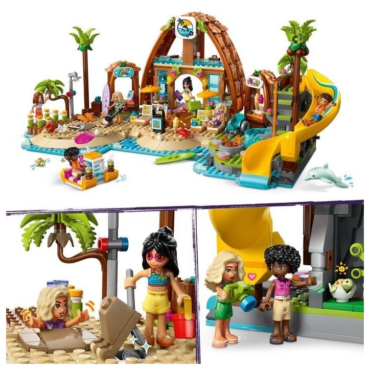 LEGO Friends 42673 Vacances a l'Hôtel de la Plage - Jeu de Construction des 8 Ans