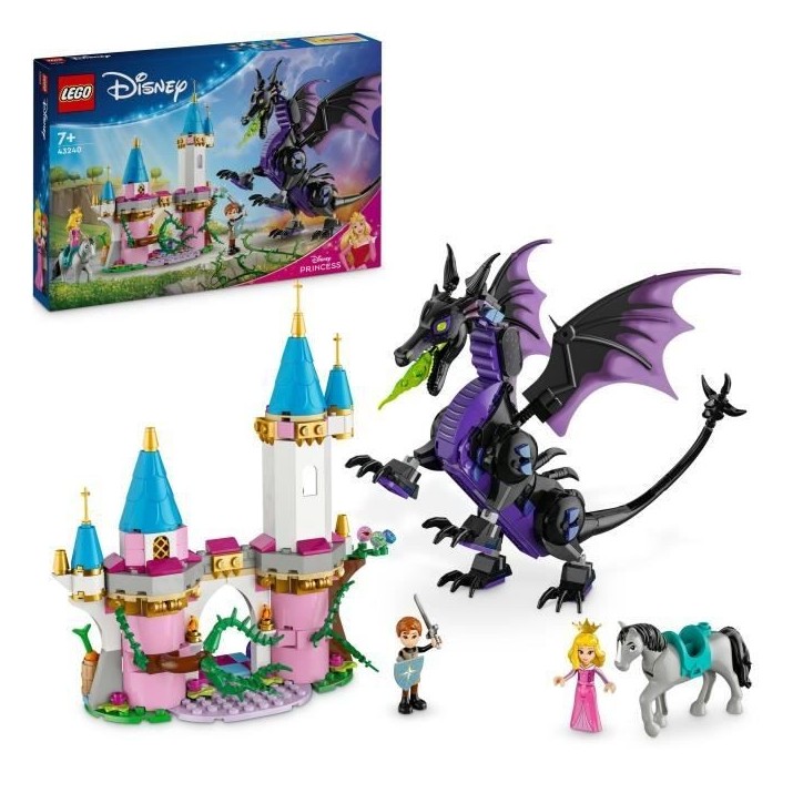 LEGO | Disney Princess 43240 Maléfique en dragon, jouet pour les fans du dessin-animé