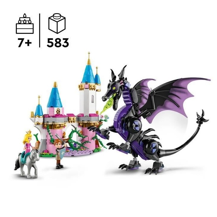 LEGO | Disney Princess 43240 Maléfique en dragon, jouet pour les fans du dessin-animé