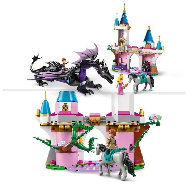 LEGO | Disney Princess 43240 Maléfique en dragon, jouet pour les fans du dessin-animé