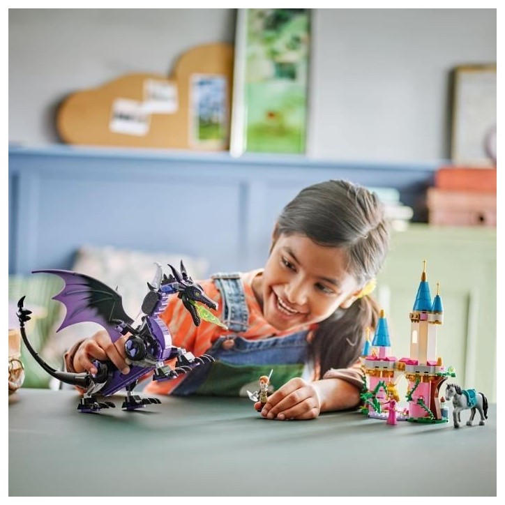 LEGO | Disney Princess 43240 Maléfique en dragon, jouet pour les fans du dessin-animé