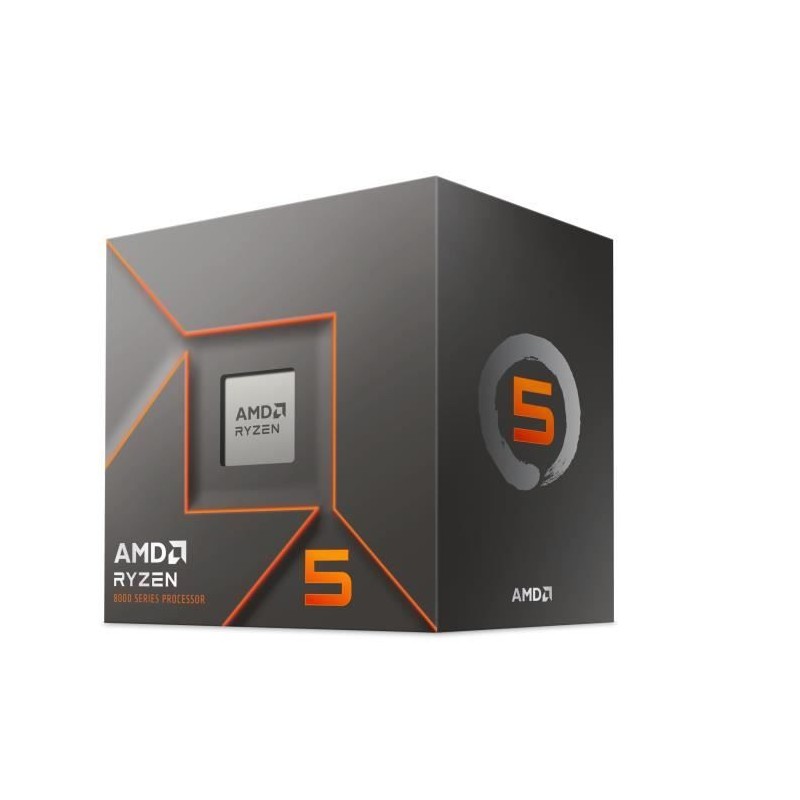 Processeur - AMD - Ryzen 5 8400F 6-Core (100-100001591BOX) Processeur - AMD - Ryzen 5 8400F 6-Core (100-100001591BOX)