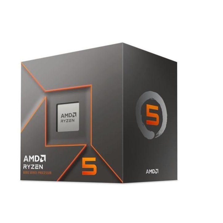 Processeur - AMD - Ryzen 5 8400F 6-Core (100-100001591BOX) Processeur - AMD - Ryzen 5 8400F 6-Core (100-100001591BOX)