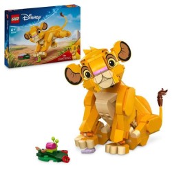 LEGO | Disney 43243 Simba, le bébé du Roi lion, jouet de constructio