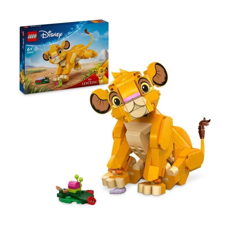 LEGO | Disney 43243 Simba, le bébé du Roi lion, jouet de constructio LEGO | Disney 43243 Simba, le bébé du Roi lion, jouet de constructio
