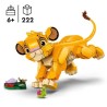 LEGO | Disney 43243 Simba, le bébé du Roi lion, jouet de constructio