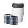 TOMMEE TIPPEE Starter Pack, Poubelle a Couches Simplee, Comprend 6x Re