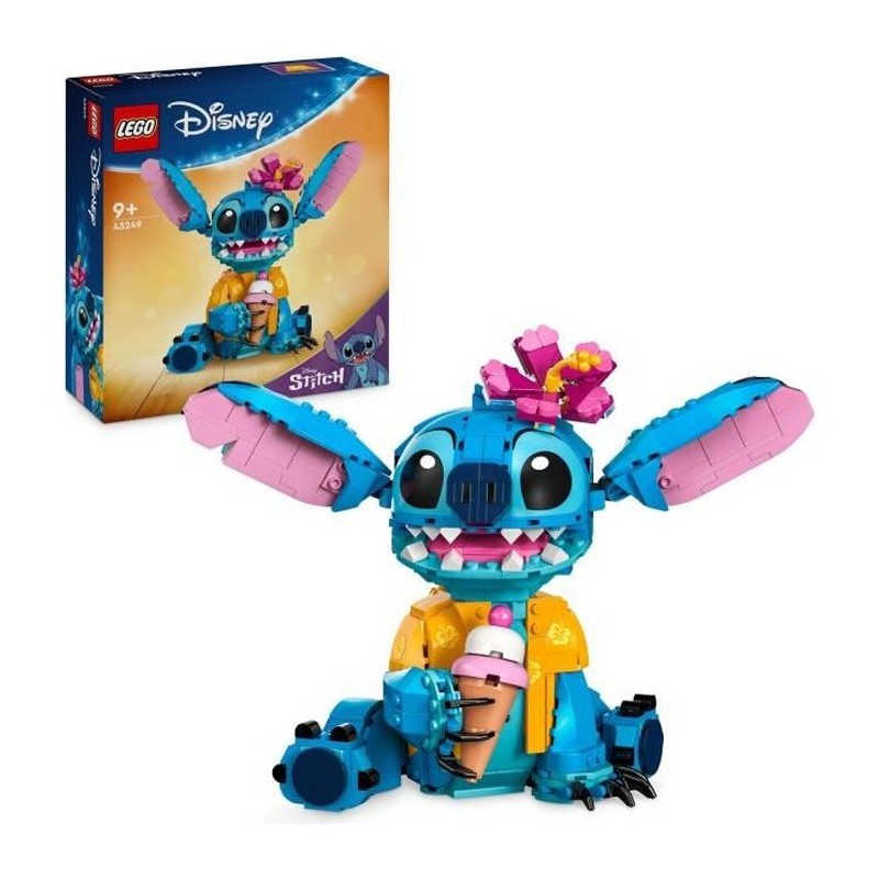 LEGO | Disney 43249 Stitch, Jeu de Construction pour Enfants, Cornet d LEGO | Disney 43249 Stitch, Jeu de Construction pour Enfants, Cornet d