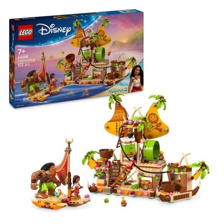 LEGO | Disney Vaiana 2 43258 Le Navire des Kakamora - Jeu de Construction des 7 ans