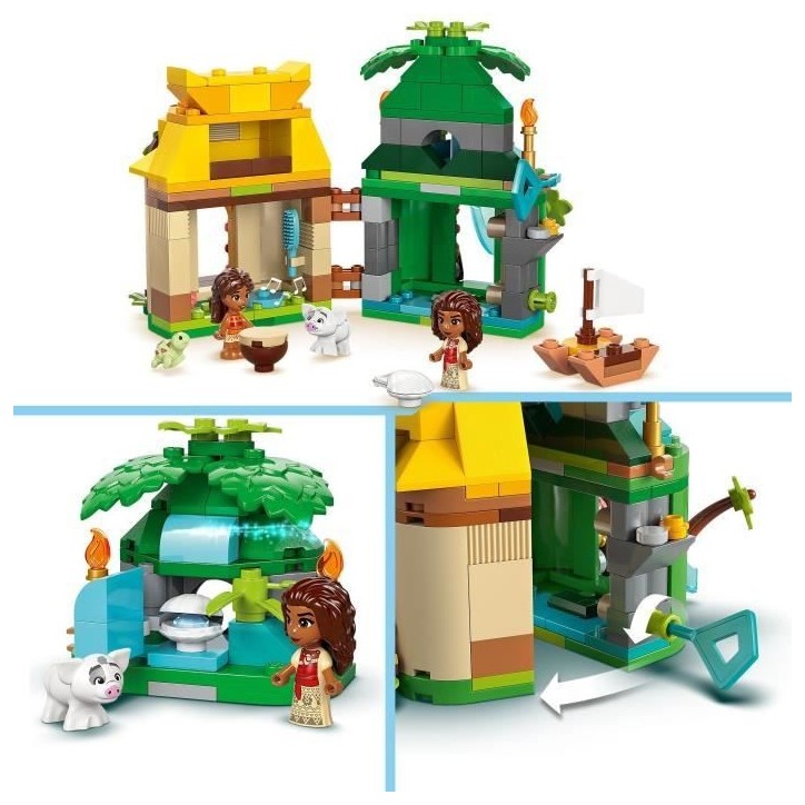 LEGO | Disney 43260 L'Ile de Vaiana Miniature - Jeu de Construction pour enfant des 5 ans LEGO | Disney 43260 L'Ile de Vaiana Miniature - Jeu de Construction pour enfant des 5 ans