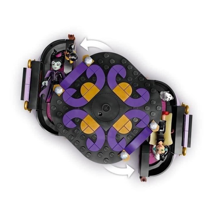 LEGO | Disney Villains 43262 Les Robes de Maléfique et Cruella D'Enfer - Jeu fille 9 ans